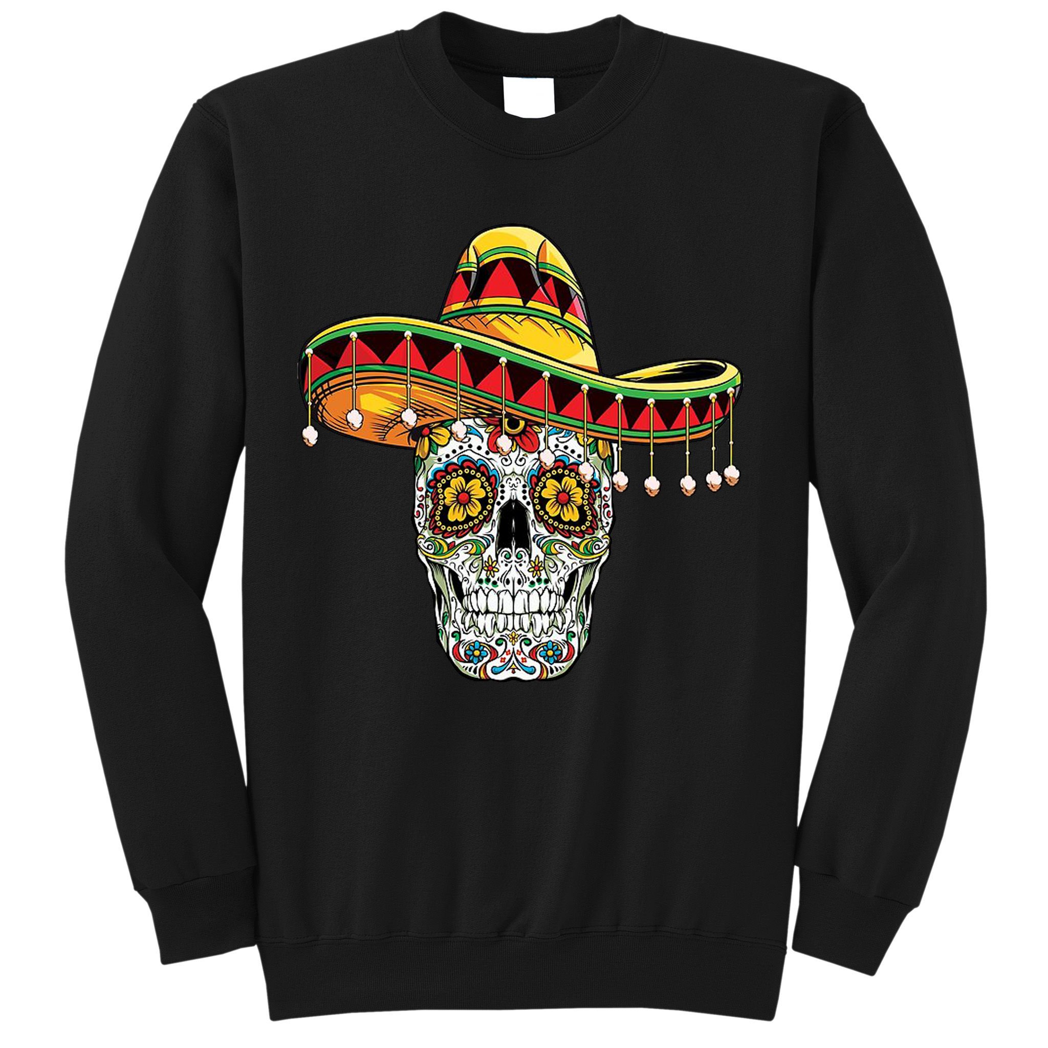 Cinco De Mayo Fiesta Skull Sweatshirt
