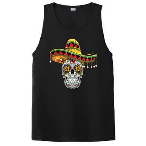 Cinco De Mayo Fiesta Skull PosiCharge Competitor Tank