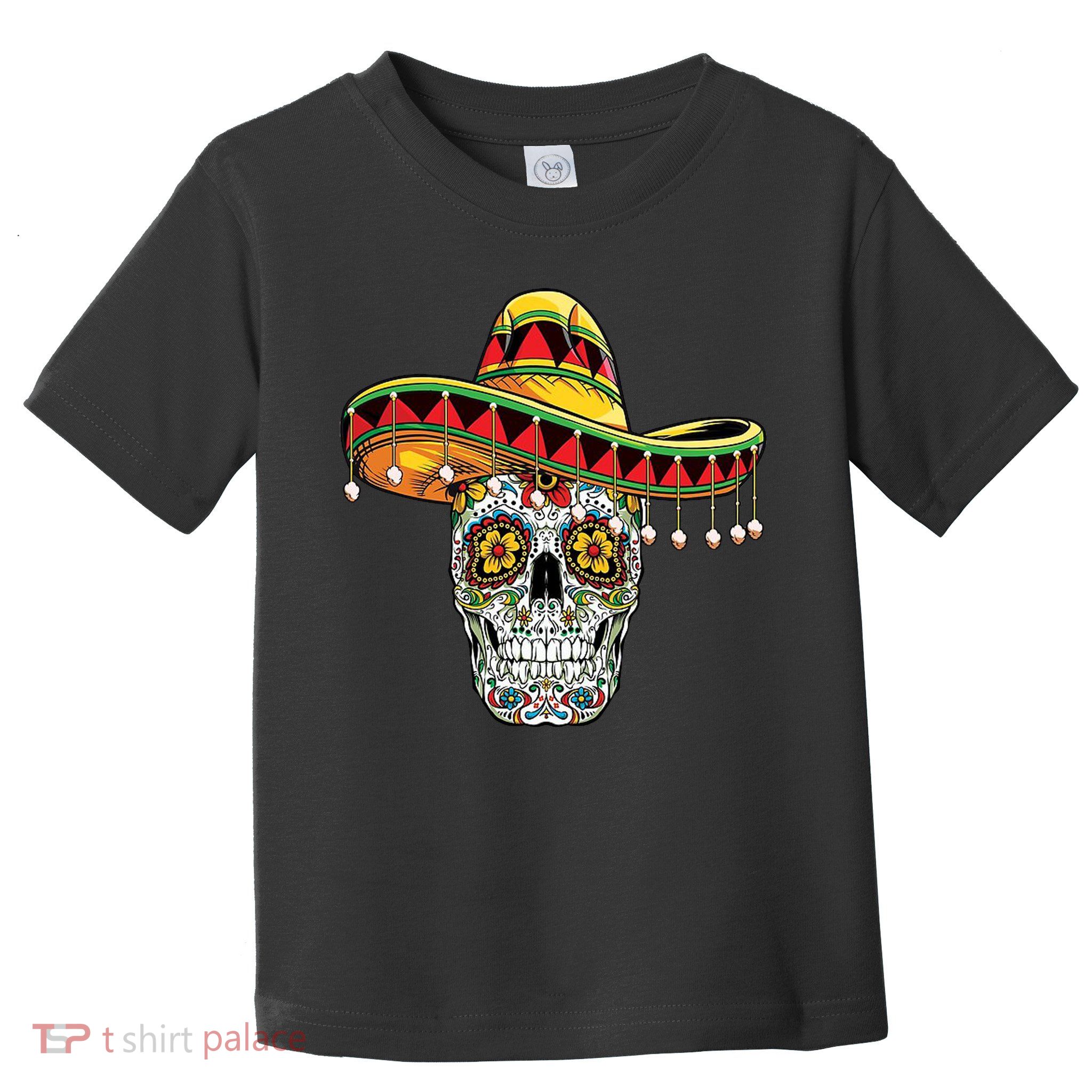 Cinco De Mayo Fiesta Skull Toddler T-Shirt