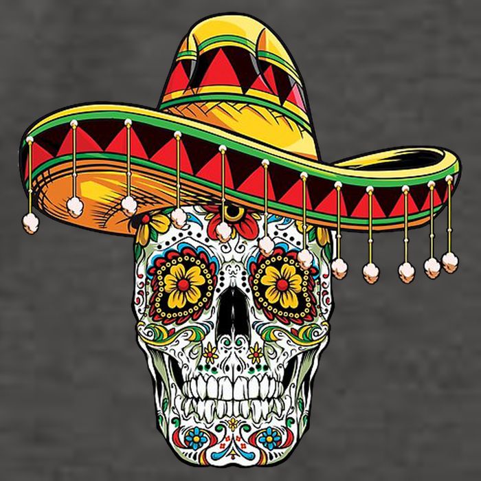 Cinco De Mayo Fiesta Skull Vector Backpack