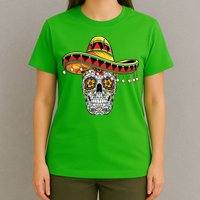 Cinco De Mayo Fiesta Skull T-Shirt