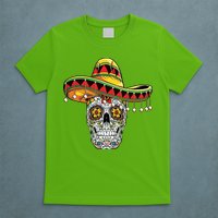 Cinco De Mayo Fiesta Skull T-Shirt