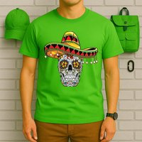 Cinco De Mayo Fiesta Skull T-Shirt