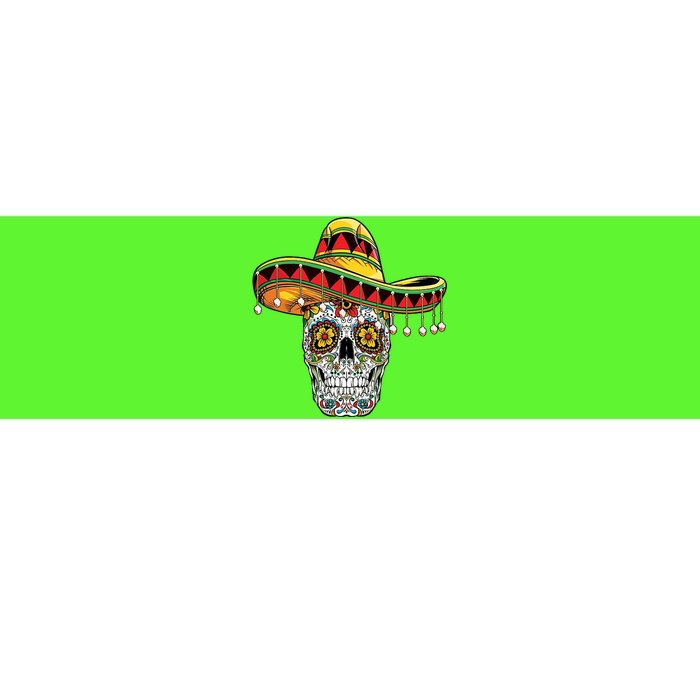 Cinco De Mayo Fiesta Skull Bumper Sticker