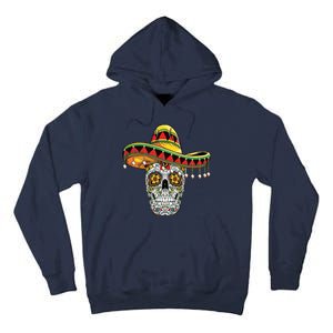 Cinco De Mayo Fiesta Skull Tall Hoodie