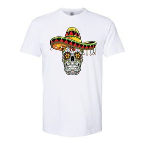 Cinco De Mayo Fiesta Skull Softstyle CVC T-Shirt