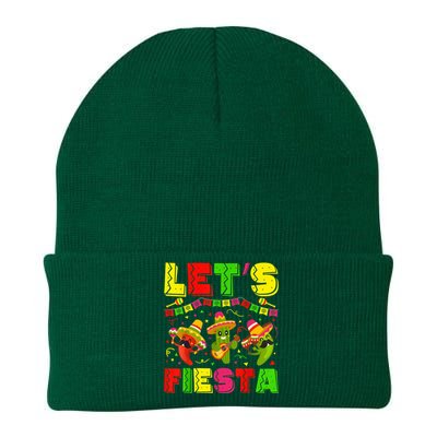 Cinco De Mayo Lets Fiesta Squad 5 De Mayo Mexican Fiesta Knit Cap Winter Beanie