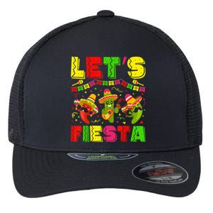 Cinco De Mayo Lets Fiesta Squad 5 De Mayo Mexican Fiesta Flexfit Unipanel Trucker Cap