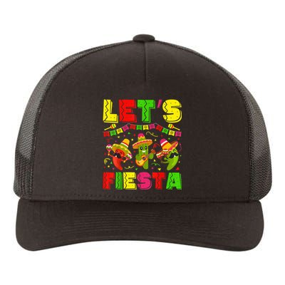 Cinco De Mayo Lets Fiesta Squad 5 De Mayo Mexican Fiesta Yupoong Adult 5-Panel Trucker Hat