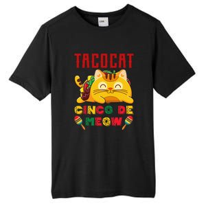 Cinco De Meow Taco Cat Mexican Cat Lovers Tall Fusion ChromaSoft Performance T-Shirt