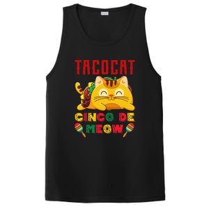 Cinco De Meow Taco Cat Mexican Cat Lovers PosiCharge Competitor Tank