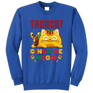 Cinco De Meow Taco Cat Mexican Cat Lovers Sweatshirt