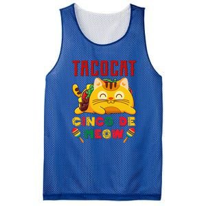 Cinco De Meow Taco Cat Mexican Cat Lovers Mesh Reversible Basketball Jersey Tank