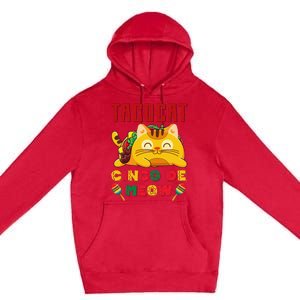 Cinco De Meow Taco Cat Mexican Cat Lovers Premium Pullover Hoodie