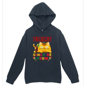 Cinco De Meow Taco Cat Mexican Cat Lovers Urban Pullover Hoodie