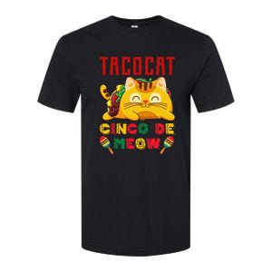 Cinco De Meow Taco Cat Mexican Cat Lovers Softstyle CVC T-Shirt