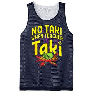 Cinco De Mayo Funny No Taki When Teacher Taki Mesh Reversible Basketball Jersey Tank