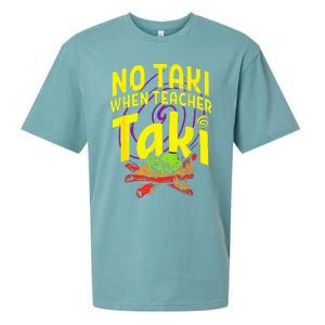 Cinco De Mayo Funny No Taki When Teacher Taki Sueded Cloud Jersey T-Shirt