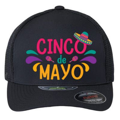 Cinco De Mayo Fiesta Mexican Party Flexfit Unipanel Trucker Cap