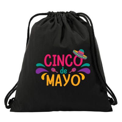 Cinco De Mayo Fiesta Mexican Party Drawstring Bag