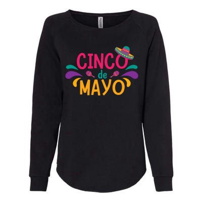 Cinco De Mayo Fiesta Mexican Party Womens California Wash Sweatshirt