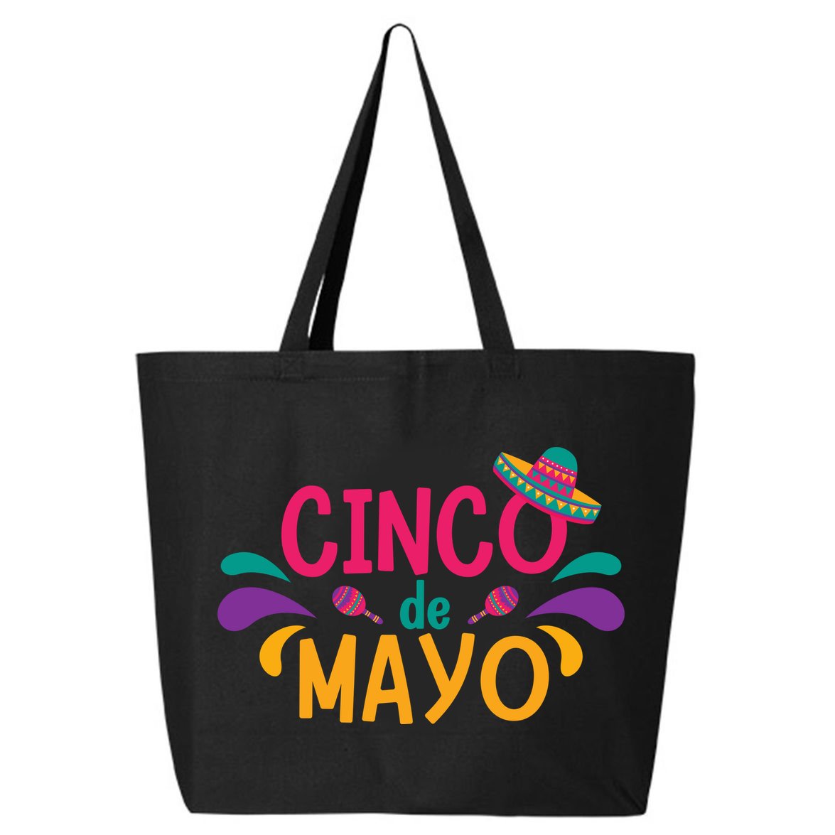 Cinco De Mayo Fiesta Mexican Party 25L Jumbo Tote