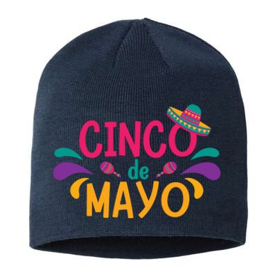 Cinco De Mayo Fiesta Mexican Party Sustainable Beanie