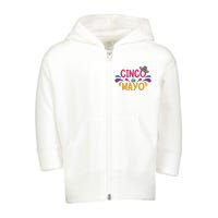 Cinco De Mayo Fiesta Mexican Party Toddler Zip Fleece Hoodie