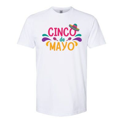 Cinco De Mayo Fiesta Mexican Party Softstyle CVC T-Shirt