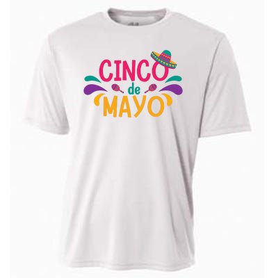 Cinco De Mayo Fiesta Mexican Party Cooling Performance Crew T-Shirt