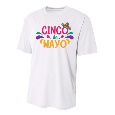 Cinco De Mayo Fiesta Mexican Party Performance Sprint T-Shirt