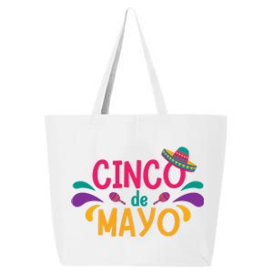 Cinco De Mayo Fiesta Mexican Party 25L Jumbo Tote