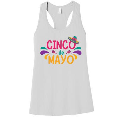 Cinco De Mayo Fiesta Mexican Party Women's Racerback Tank