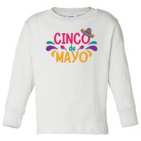 Cinco De Mayo Fiesta Mexican Party Toddler Long Sleeve Shirt