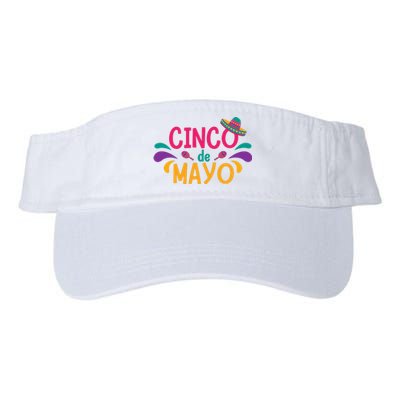 Cinco De Mayo Fiesta Mexican Party Valucap Bio-Washed Visor