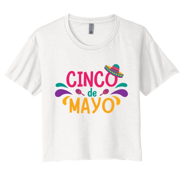 Cinco De Mayo Fiesta Mexican Party Crop Top