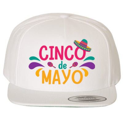 Cinco De Mayo Fiesta Mexican Party Wool Snapback Cap