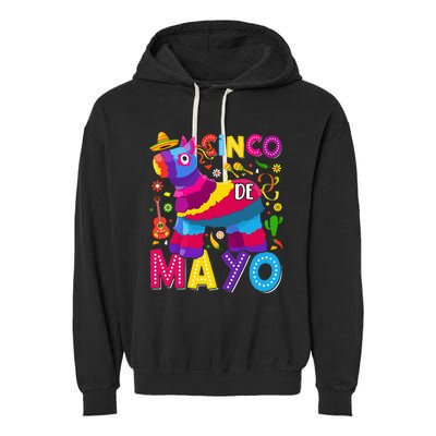 Cinco De Mayo Mexican Fiesta 5 De Mayo Garment-Dyed Fleece Hoodie