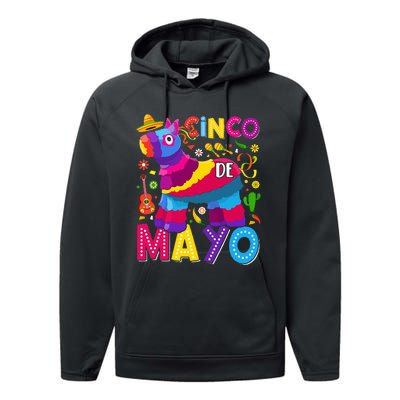 Cinco De Mayo Mexican Fiesta 5 De Mayo Performance Fleece Hoodie