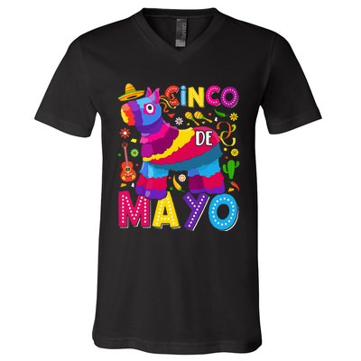 Cinco De Mayo Mexican Fiesta 5 De Mayo V-Neck T-Shirt