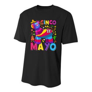 Cinco De Mayo Mexican Fiesta 5 De Mayo Youth Performance Sprint T-Shirt