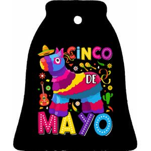 Cinco De Mayo Mexican Fiesta 5 De Mayo Ceramic Bell Ornament