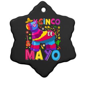 Cinco De Mayo Mexican Fiesta 5 De Mayo Ceramic Star Ornament