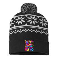 Cinco De Mayo Mexican Fiesta 5 De Mayo USA-Made Snowflake Beanie