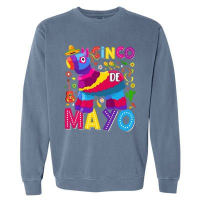 Cinco De Mayo Mexican Fiesta 5 De Mayo Garment-Dyed Sweatshirt