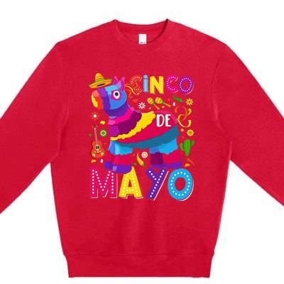 Cinco De Mayo Mexican Fiesta 5 De Mayo Premium Crewneck Sweatshirt