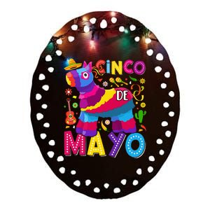 Cinco De Mayo Mexican Fiesta 5 De Mayo Ceramic Oval Ornament