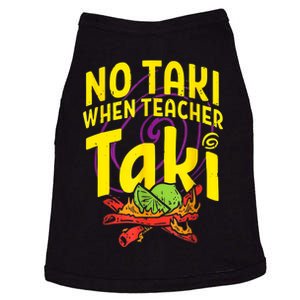 Cinco De Mayo Funny No Taki When Teacher Taki Doggie Tank