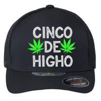 Cinco De Mayo Weed Funny Party 420 Gifts Flexfit Unipanel Trucker Cap