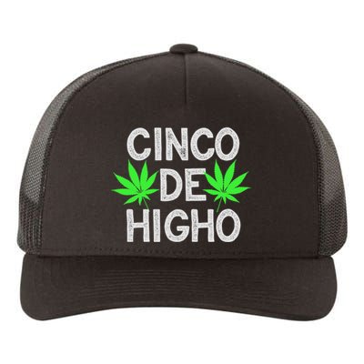 Cinco De Mayo Weed Funny Party 420 Gifts Yupoong Adult 5-Panel Trucker Hat